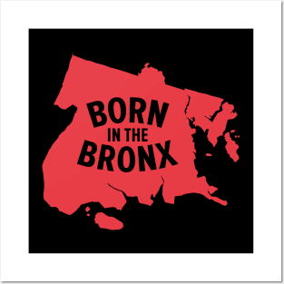 Born in the Bronx - New York Bronx Map Posters and Art